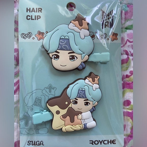 BTS Bangtan Boys Hair clip Jungkook RM Suga - Picture 3 of 5